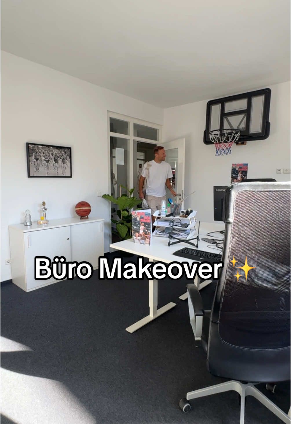 Die Überraschung ist auf jeden Fall gelungen 🏀🥳