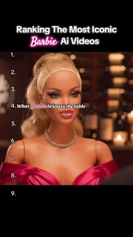 Ranking The Most Iconic Barbie Ai Videos • #ai #aigenerated #barbie #fyp 