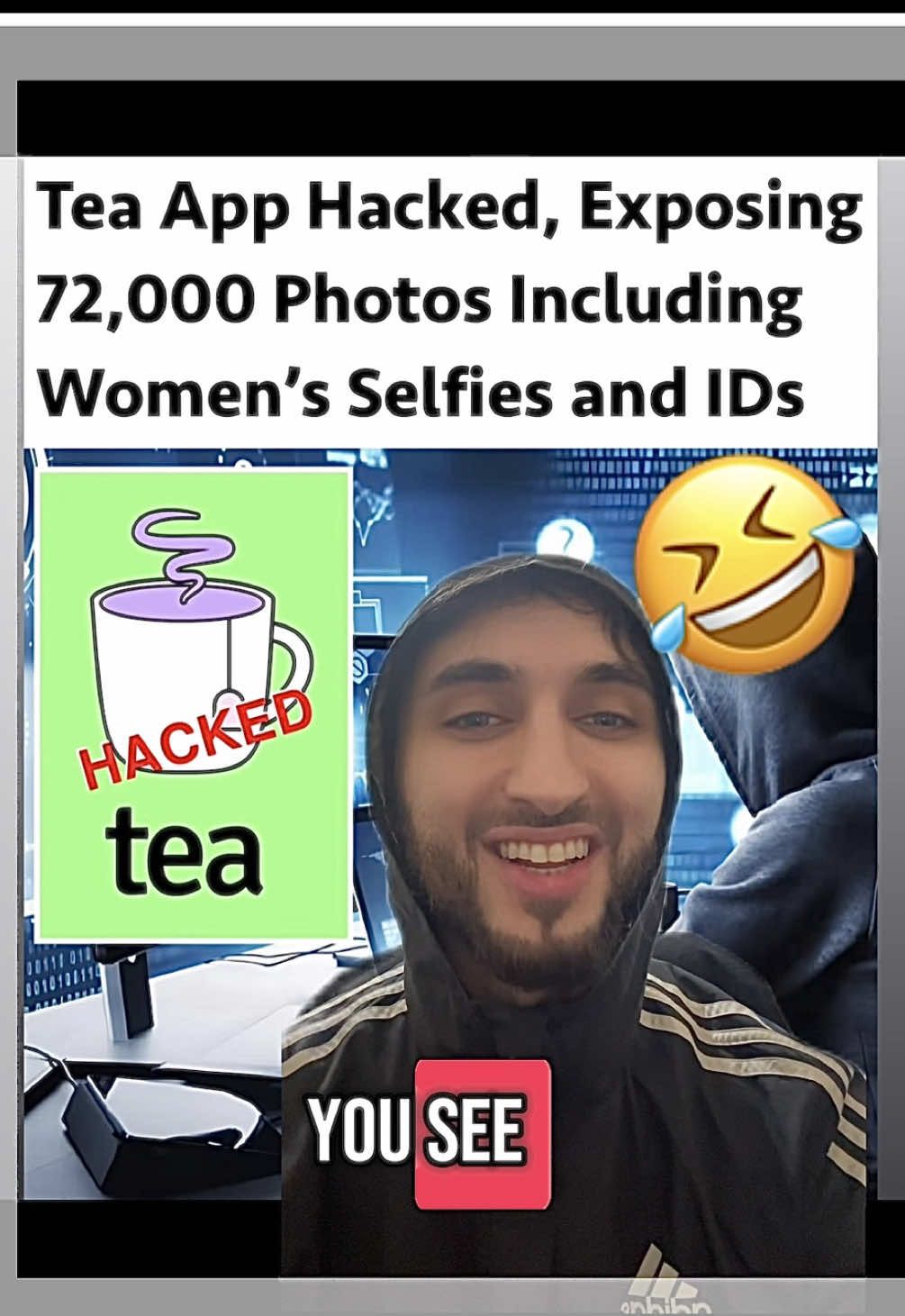 The Tea App Is Hacked 😂  #comedy #funny #dearborn #detroit #meme 
