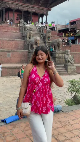 Pov: Your saiyaraa 🫶🏼🌸 #fyp #saiyara #bhaktapur #saiyaraoutfit #OOTD #pinkera 