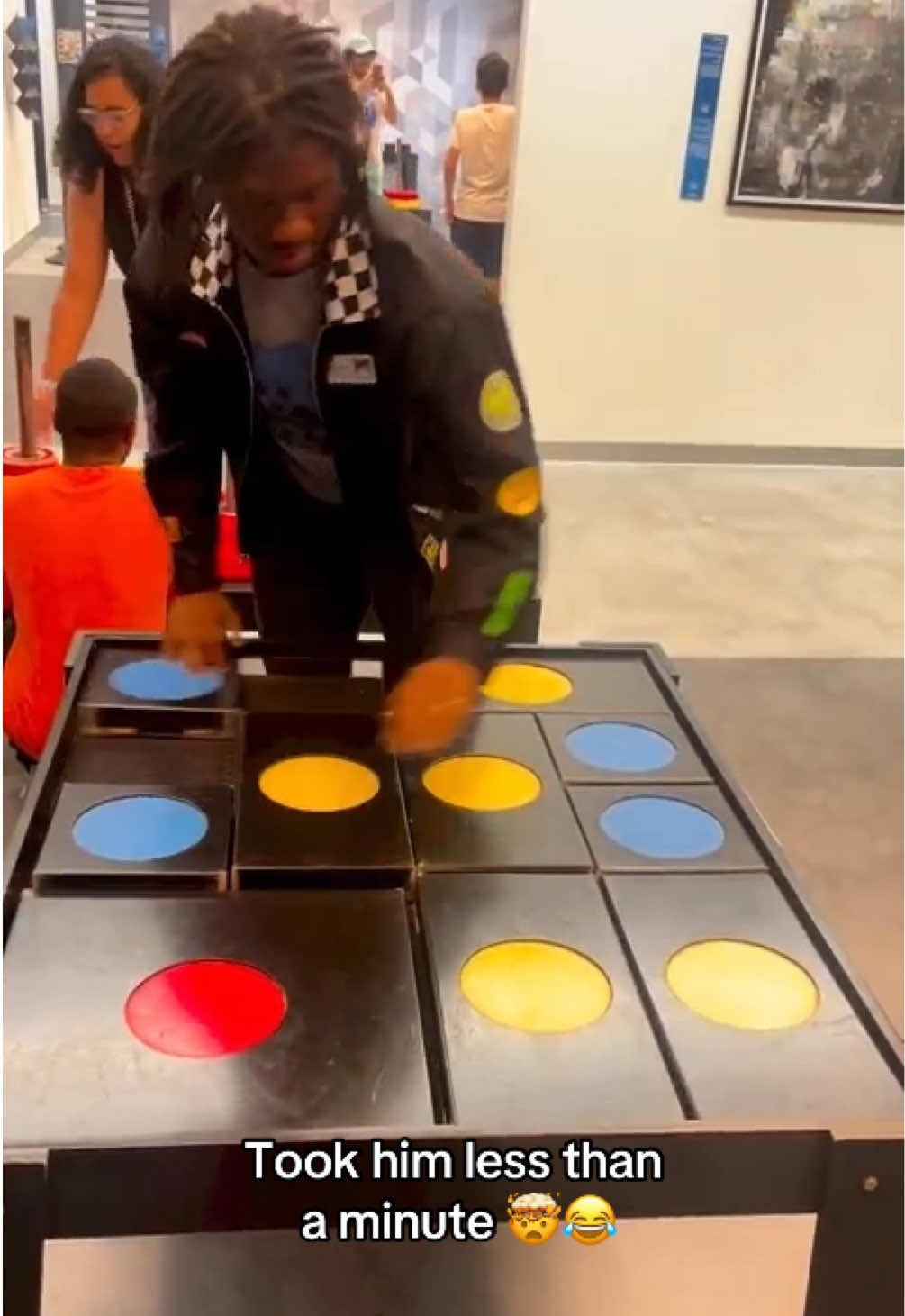 HE DID IT WITH EASE. 😱🔥 (@The Real Precious) #puzzle #games #sports #puzzles 