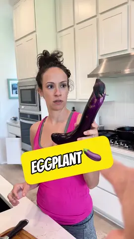 Jen bought an eggplant 🍆 #Groceries #food #vegetables #vegan  