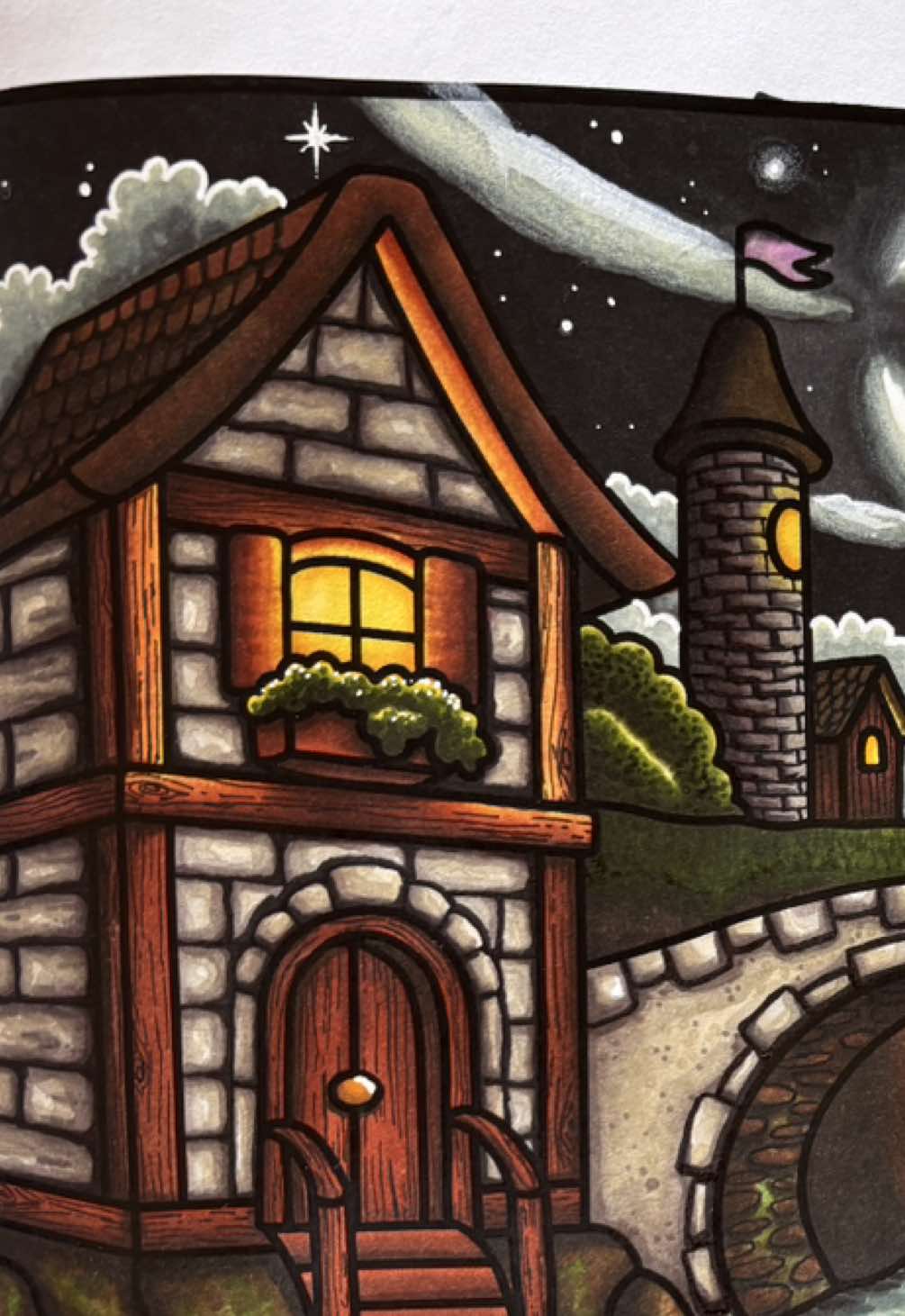 Réponse à @Johanna Serrander  How I do ; Stone Walls Edition 🪨✨ Not always the same color, but always the same technique 🫶🏼✨ #odaagda #mythicalcreatures #huldrafolk #huldrafolkcoloringbook #ohuhu #brickwalltutorial #brickwallcoloring #stonecoloringtutorial #coloringtutorial #coloring #alcoholmarkers #stonecoloring #brickcoloring #fyp #foryou #cutecoloring #ohuhumarkers 