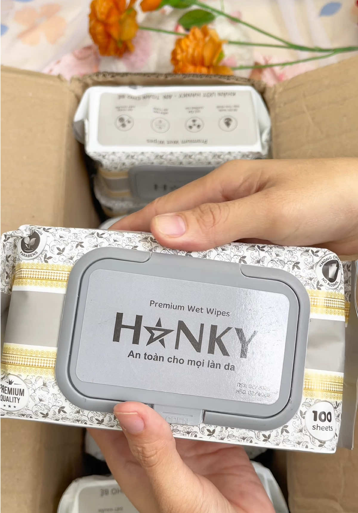 Khăn ướt Hanky không mùi #khanuot #khanuotkhongmui #khanuothanky #giadungnhabap93 