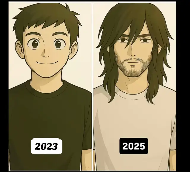 #No change 🙂💔 #2023 vs 2025 photo 🙂 #which photo is best ans?  #outfit Cowok Berwarna /-#nahidkhandokar #fyp #foryoupage 