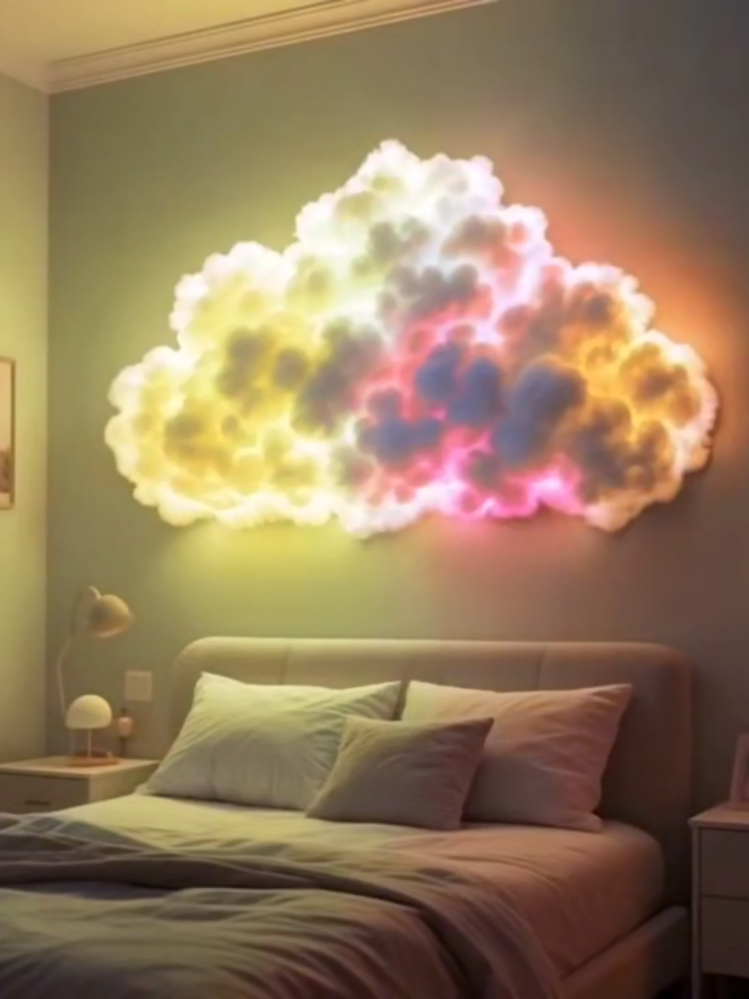 Inch Smart Cloud Lamp, Compact Thundercloud Light, Rhythm-Based Musical Night Light, Suitable for Indoor Use, Bedroom or Gaming. https://s.click.aliexpress.com/e/_oFb0bij Description 1. Plug type: USB 2. Control method: remote control, app, music control 3. Installation method Step 1: Check the accessories, peel off the adhesive from the light strip, and stick it to the wall. Step 2: Cover the light strip with transparent silicone tape Step 3: Stick cotton on the transparent silicone tape (turn on the light strip when applying it to ensure the light strip's direct light can be completely covered) 4. Note: The remote control does not include a battery (CR2025). Please purchase one in your country. If we ship the battery together, the shipping cost will be very high. #usareels #viralreelsシ #UnderArmour #China #viralpost #underarmour #usa_tiktok #aliexpress #viralposts #usaf #Aliexpress #viralchallenge #viralreelsfacebook #ukreels #chinatown #uktiktok