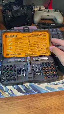 Would absolutely buy another one of these magnetic screwdriver kits #tooltok #screwdriver #mechaniclife 