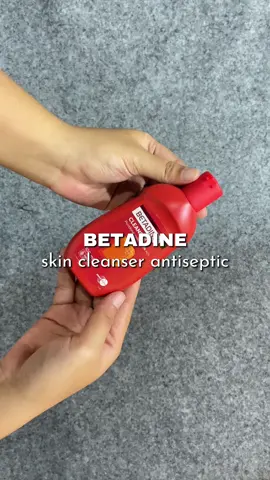 bebas jerawat, bebas bau sekaligus✅ #betadineskincleanser #hempasjerawat #jerawatsembuh 