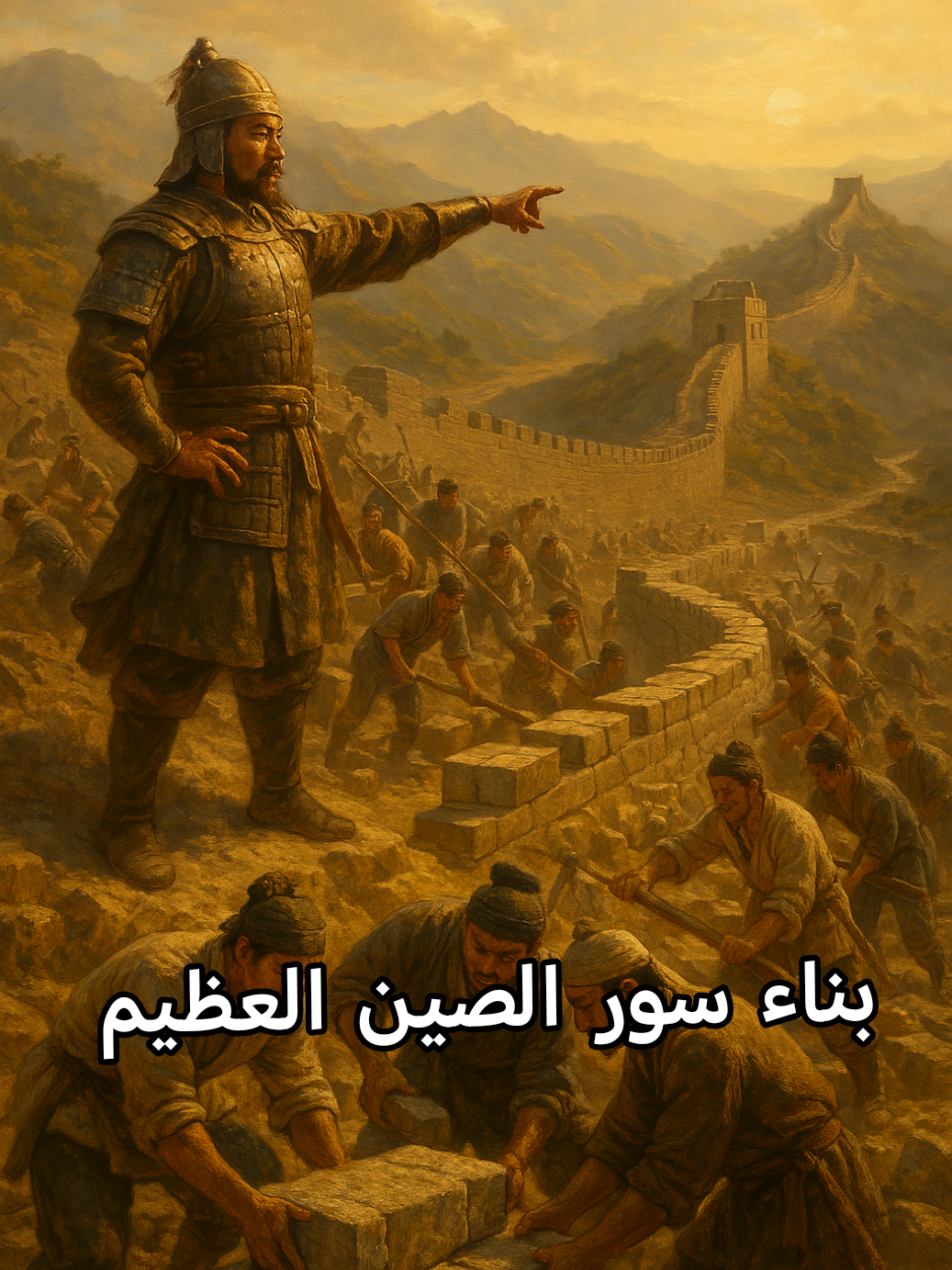 بناء سور الصين العظيم ⚒️ #creatorsearchinsights #انسان #china #fyp #dubaitiktok 