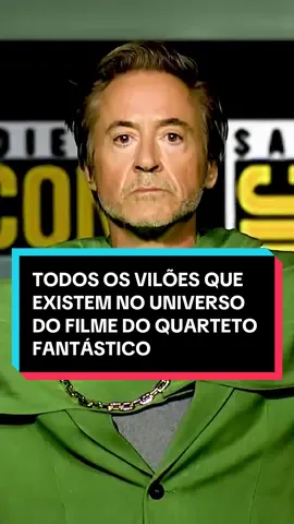 Todos os vilões que existem no universo do filme do Quarteto Fantástico #quartetofantastico #fantasticfour #marvel 