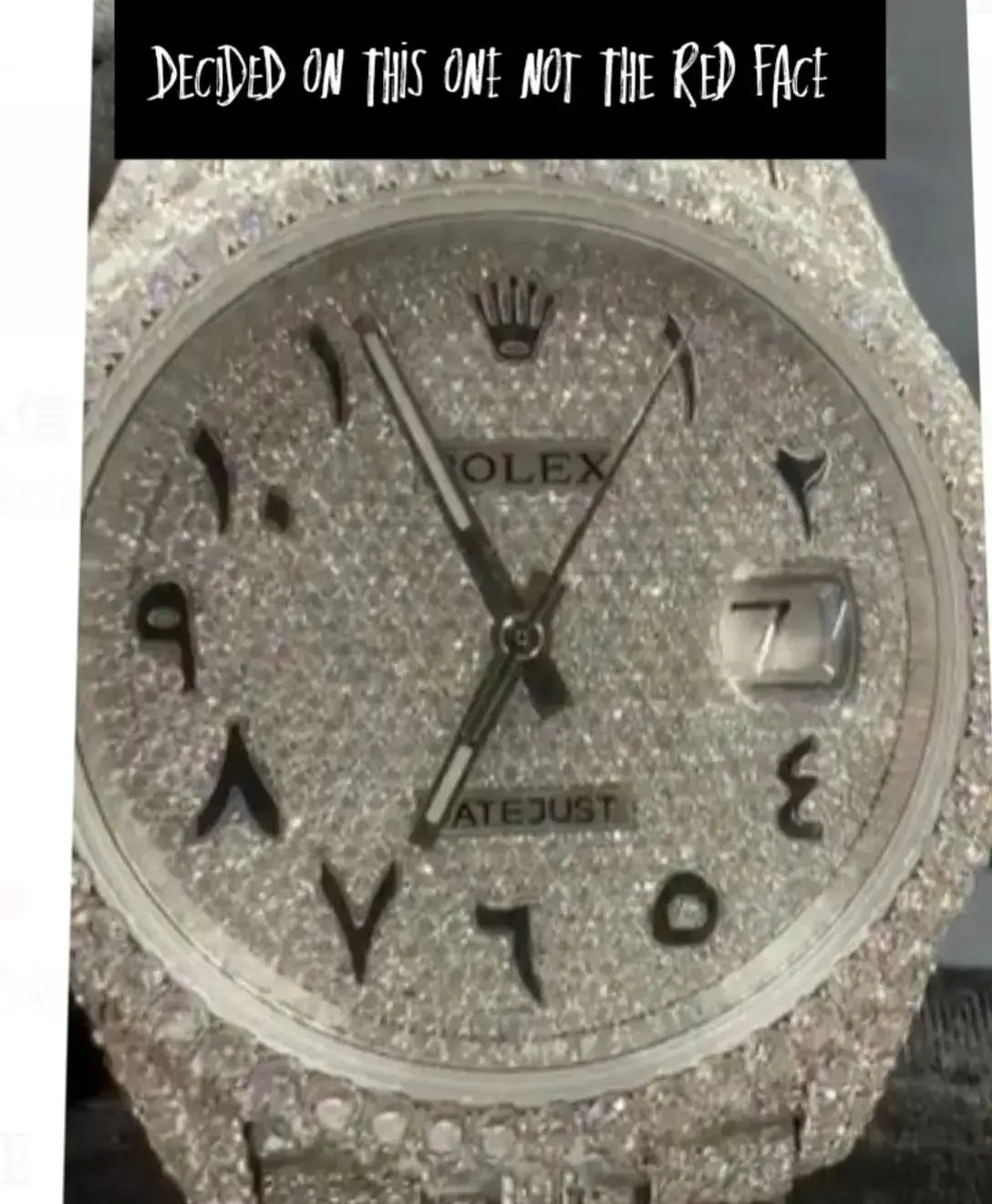 my new watch I's blinding lol gotta keep the LV shades on lol