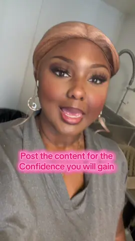 If for nothing else post the content for the confidence boost you WILL get! Posting daily is helping uplift my confidence and my discipline! #postthecontent 