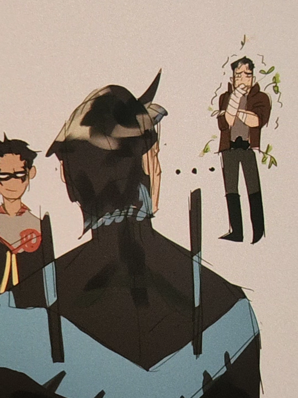 I will never let you all forget the gotham war comics what they did to this poor man was diabolical #batfam #hashtag #jasontodd #dc #dccomics #batman #superman #batfamily #comics #robin #redhood #nightwing #richardgrayson #fyp #superhero #sidekick 