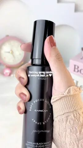 Lock your look, slay all day 💄✨ This setting spray keeps your makeup fresh, dewy & in place! #carslan #makeuptok #settingspray #lockmakeup #carslancosmetics #carslansettingspray #carslanmakeup @Carslanmy 