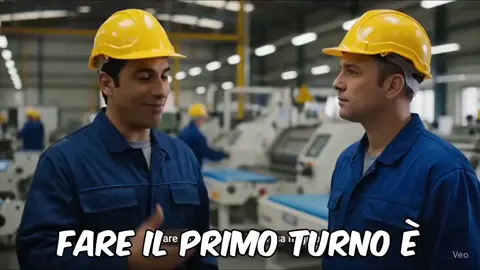Il primo turno è il migliore? scrivilo nei commenti  #videoviral #seiunoperaiodifabbricase #videodioggi #risate #work #operator #tag #operator #intelligenceartificielle #lavoro #fabbrica #realta 