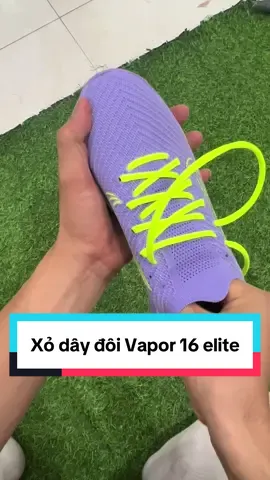 Anh em nào chưa biết xỏ dây thì bơi vào đây nhé#giaybongda #MỡsportGiaybongdagiare #vapor16elite 