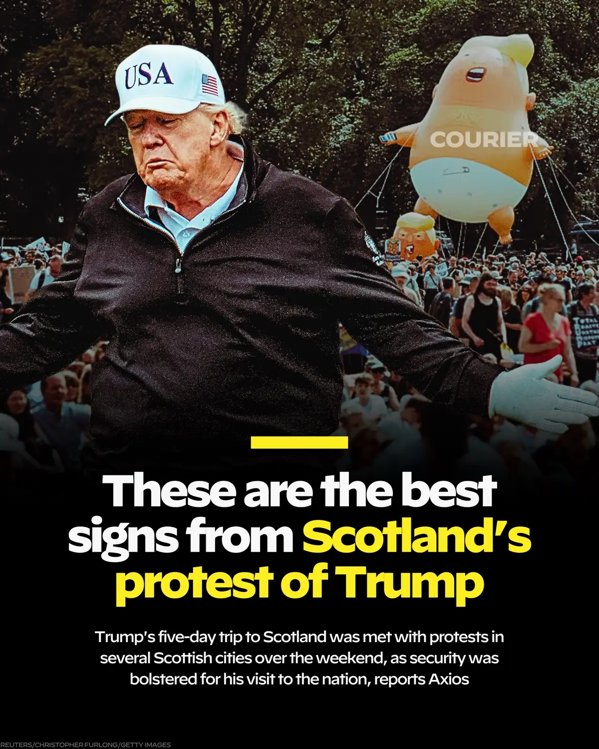 We rounded up the best signs from Scotland’s protests this weekend. You won’t want to miss them.