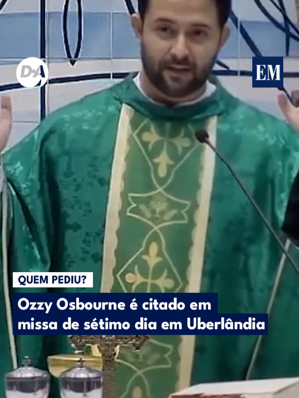 Durante uma missa de sétimo dia em Uberlândia (MG), o nome de Ozzy Osbourne foi mencionado de forma inusitada nas intenções dos fiéis. A celebração foi transmitida pelo canal Mãe Aparecida Uberlândia no YouTube. 🎥 Redes Sociais 🌐 Acompanhe: em.com.br #ozzyosbourne#uberlandia#noticiastiktok#viral