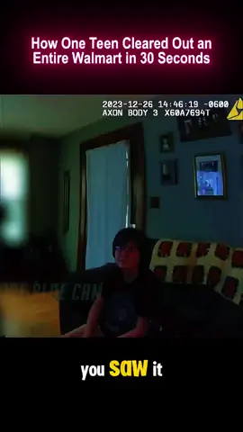 How One Teen Cleared Out an Entire Walmart in 30 Seconds Part 12 #cops #copsoftiktok #police #policeofficer #bodycam #crime #truecrime #truestory #foryou #fyp 