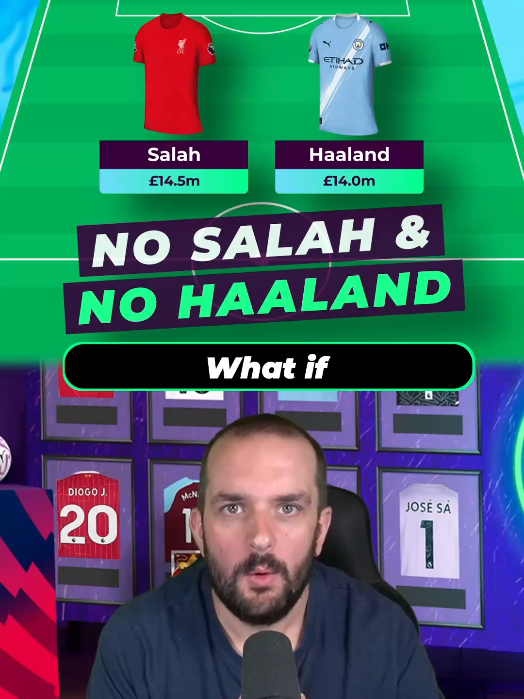 FPL DRAFT WITH NO SALAH OR HAALAND #fantasypremierleague #fpltips #fyp