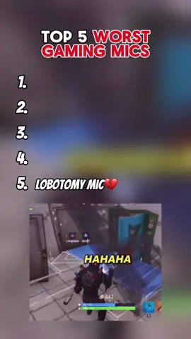Top 5 worst gaming mics #top5 #worst #mics #fortnite #gaming #viral #fyp #memes #clips #funny #foryou #xyzbca 