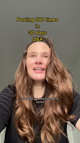 500 posts in 30 days Q&A 🤓 What do you want to know? 