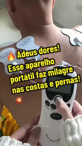aparelho de fisioterapia portátil #choqueeletrico #tensems #aparelhofisioterapia #eletroacupuntura #aparelhodetens #massagemeletrica #relaxamentomuscular    