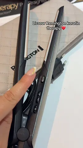 Lisseur Remington keratin therapy ❤️ #fyp #remington #lisseuracheveux 