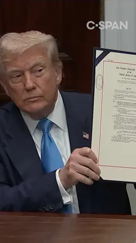 President Trump on Wednesday signed into law the VA Home Loan Program Reform Act, which provides additional flexibility for mortgage payments for veterans.   The program serves as a replacement for the Biden administration's Veterans Affairs Servicing Purchase (VASP) program, which was canceled by the Trump administration in May.   The bill was unanimously passed by both chambers of Congress.   Watch more by tapping the link in our bio. #trump #veterans #cspan 