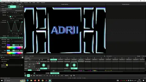COMO HACER BORDES CON NEON EN RESOLUME ARENA  #pantallas #loops #plugins #efectos #resolume #resolumetutorial #capture #Viral #sonidos #vj #midi #photoshop #tik_tok 