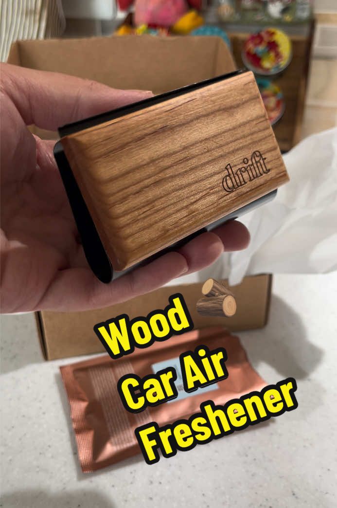DRIFT single pack & 3 Pack Wood 🪵 Car 🚙 Air Fresheners + Visor Clip - Refreshing and long lasting ✨ #car #airfreshener #wood #woodairfreshener #drift #longlasting #clip #magnet #tiktokshop #refreshing #tiktokshopfinds #fyp 