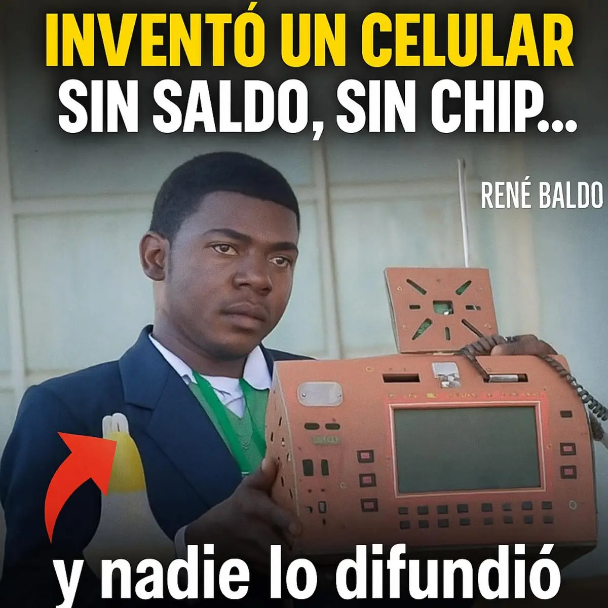 🔧 Inventó un celular sin saldo, sin chip… y nadie lo difundió Simon Petrus, un joven de Namibia, creó un dispositivo impresionante: un teléfono que no necesita tarjeta SIM ni saldo para hacer llamadas. Funciona con frecuencias de radio y no depende de ninguna red celular. Además, incluye radio, televisión, lámpara, ventilador y hasta un puerto para cargar otros aparatos. A pesar de lo revolucionario de su invento, nunca se volvió viral. Nadie lo apoyó, y su creación quedó en el olvido… como muchas otras que incomodan a los grandes intereses tecnológicos. 📲 ¿Por qué no se habla de esto? #InventosOlvidados #TecnologíaOculta #AtrapadosEnElTiempo 