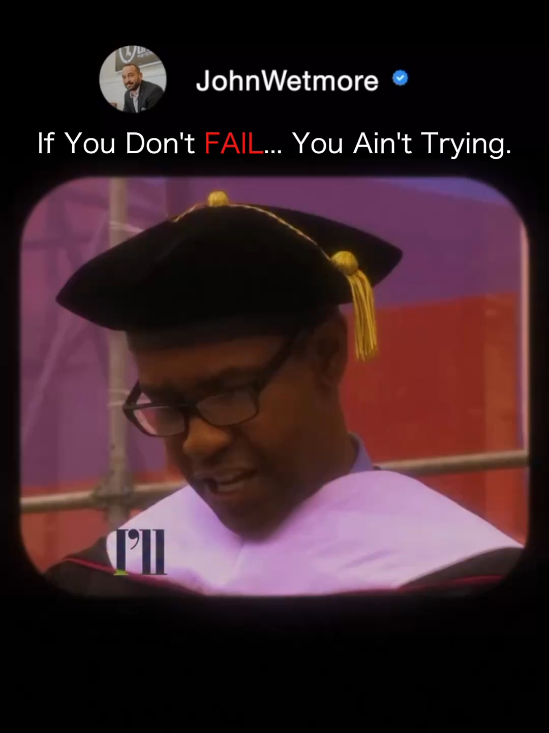 Denzel Washington - “If You Ain’t FAILING You Ain’t TRYING” #motivation #denzel #denzelwashington #failure #success #growthmindset #selfdevelopment #domore