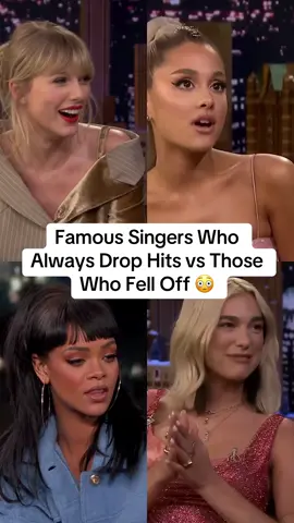 Some singers never miss… while others just disappeared 👀 Which one surprised you the most? #SingersWhoFellOff #MusicHits #PopCulture #BillboardHits #ViralMusic #tiktokmusic #FamousSingers #HitOrMiss #MusicDebate #USATikTok 
