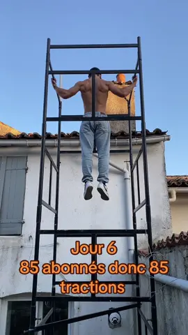 J’ai fait 85 tractions je vous rassure mais j’ai couper la vidéo car ça fait 3min30. Pour les rageux qui me croient pas, si j’ai plus de 10 like sur le commentaire épinglé je poste la video entièrement.#gym #Motivation #StreetWorkout #Tractions #challenge #jour6 