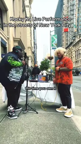 #KockyKa singing live in #newyorkcity 🔥🔥🔥 #livesinger #fypシ゚viral #fypag #openmic #liveperformance 
