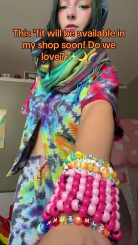L!nk to my Etsy is on my profile! Follow to wait for the tie dye drop 🌈 Every item is one of a kind! . . . .  #tiedye #etsyshop #SmallBusiness #festivalfashion #festivalcamping #forcefields #edc #hippie #gardening #vibey #boho #wlw #rainbow #upcycle 