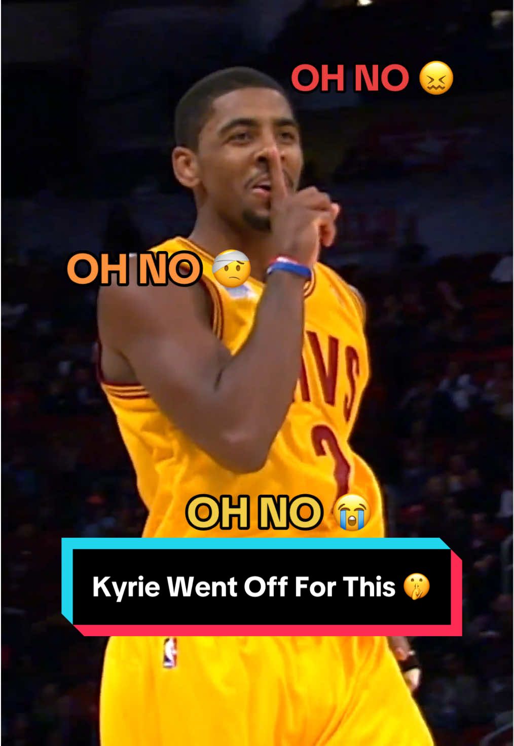 Kyrie got everybody going crazy with this one 😤😤😤 #NBA #Basketball #Handles #Kyrie #kyrieirving 
