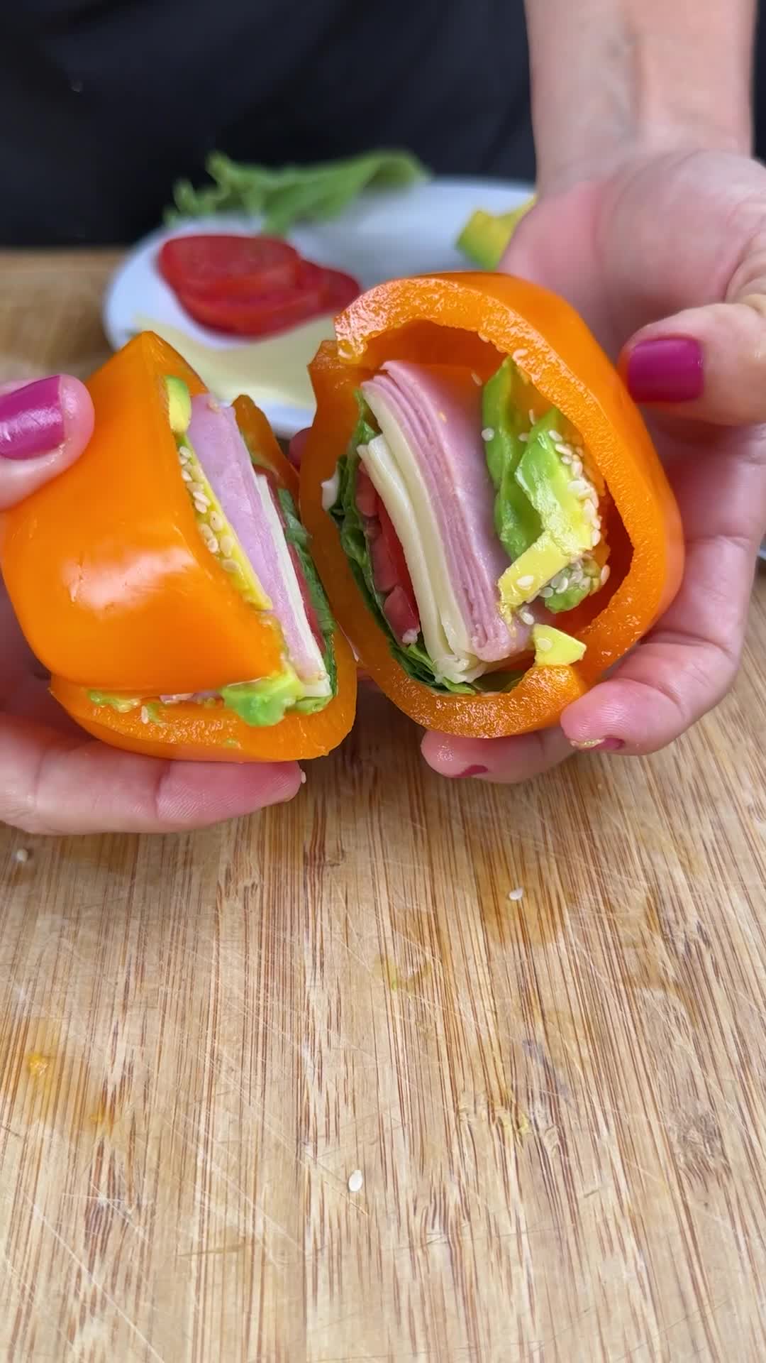 Un chef me enseñó esta receta de pimientos rellenos.