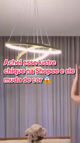 Esse é o famoso lustre 3 em 1 que tá bombando na decoração moderna! Troque o clima do seu ambiente só mudando a luz! ✨ Design europeu e preço de Shopee. 👉 Clique no link do comentário ou comenta pra garantir o seu! #LustreDeTeto   #LuminariaLed   #DecoracaoComLustre   #AchadinhosShopee   #LustreNordico   #LuzDeAmbiente   #LustreSala   #CasaChiqueComPouco   #ShopeeDecor   #PattyDecoraChique  