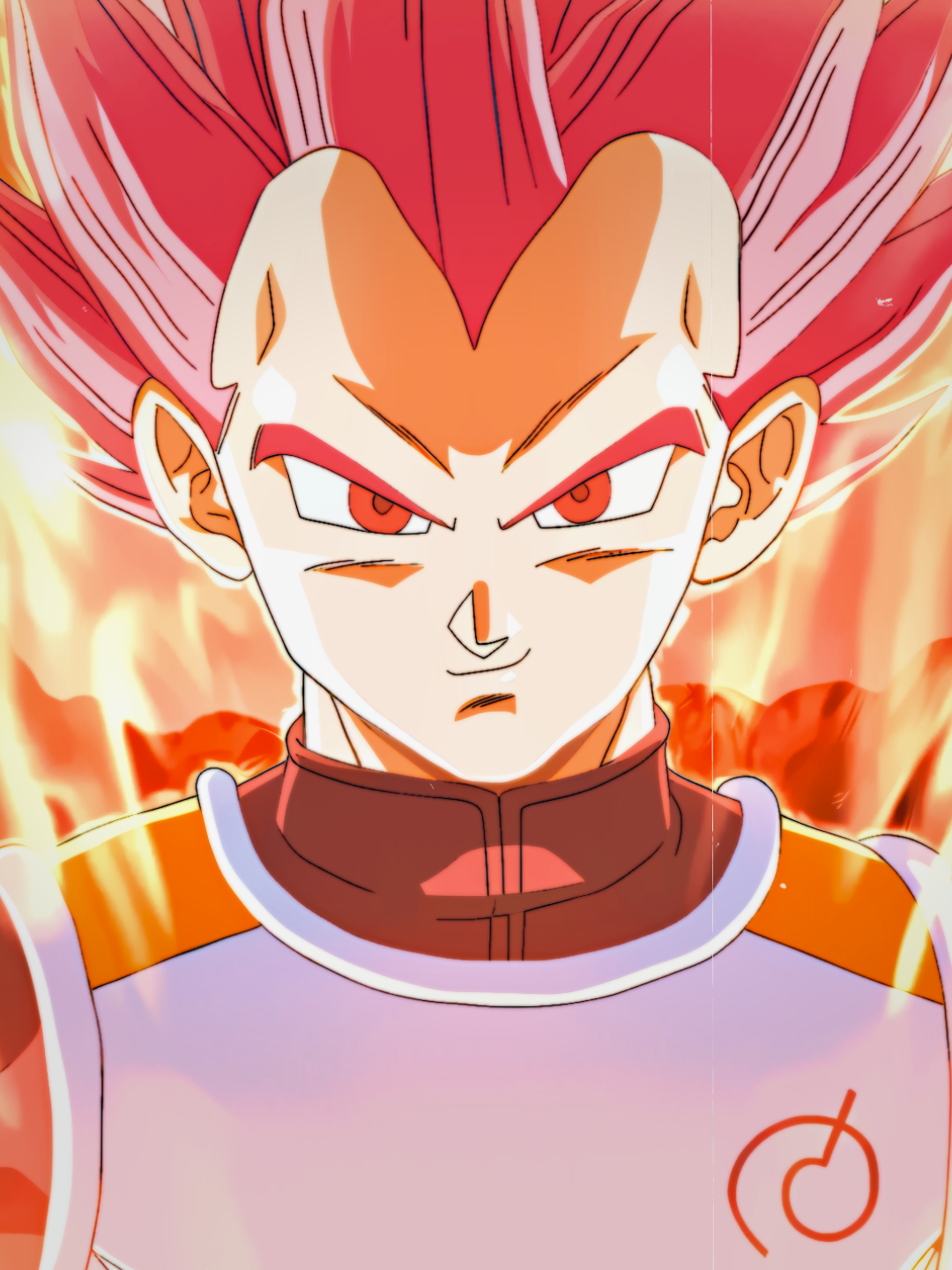 vegeta ssjgod ... ( art: 22_blurime ) #dragonball #songoku #vegeta #supersaiyan #anime #animeedit