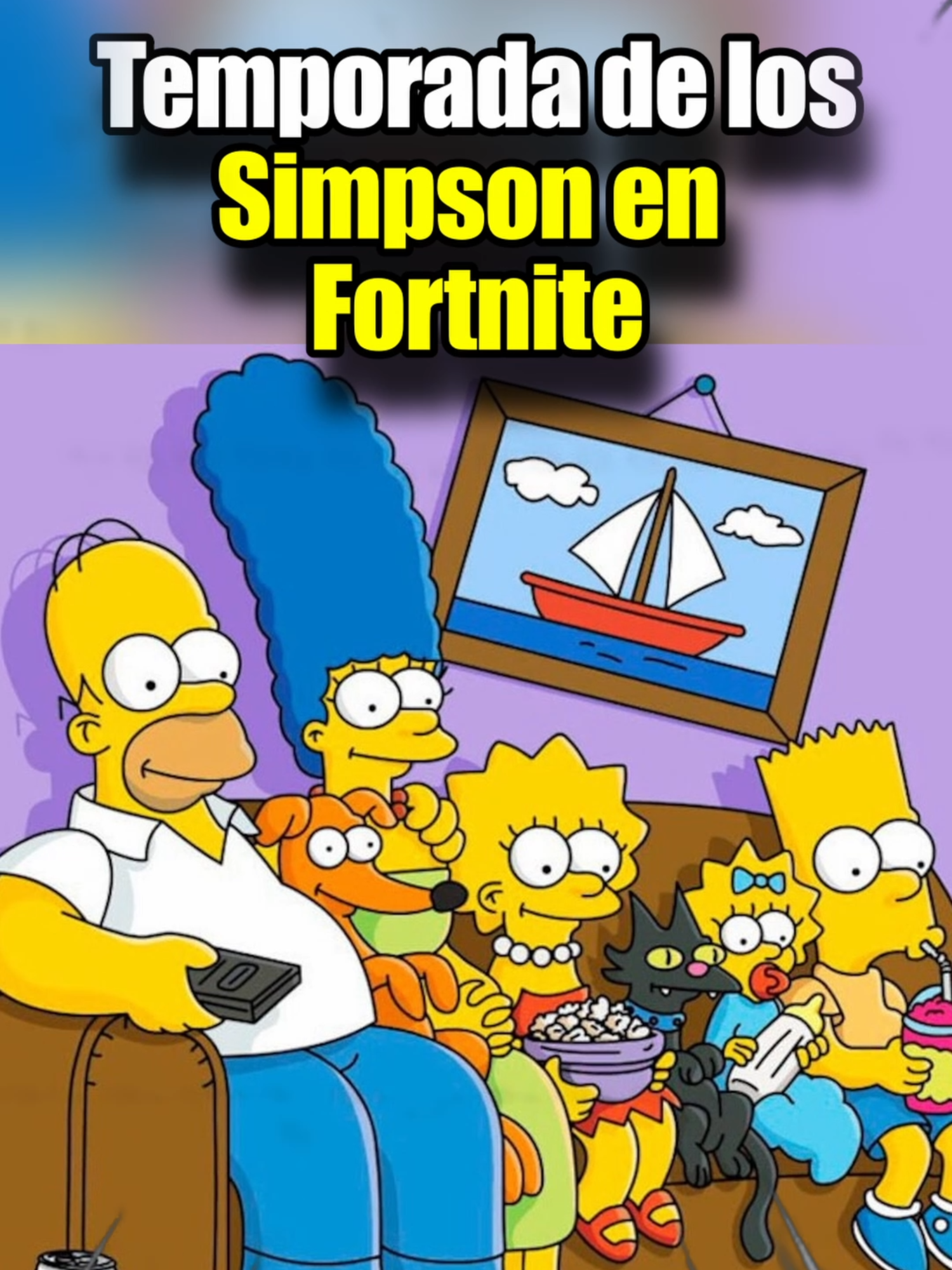 🎉 ¡Llega la temporada de Los Simpson a Fortnite! 🟡 #LosSimpson #FortniteTemporada #Springfield #EventoFinal #Capitulo7