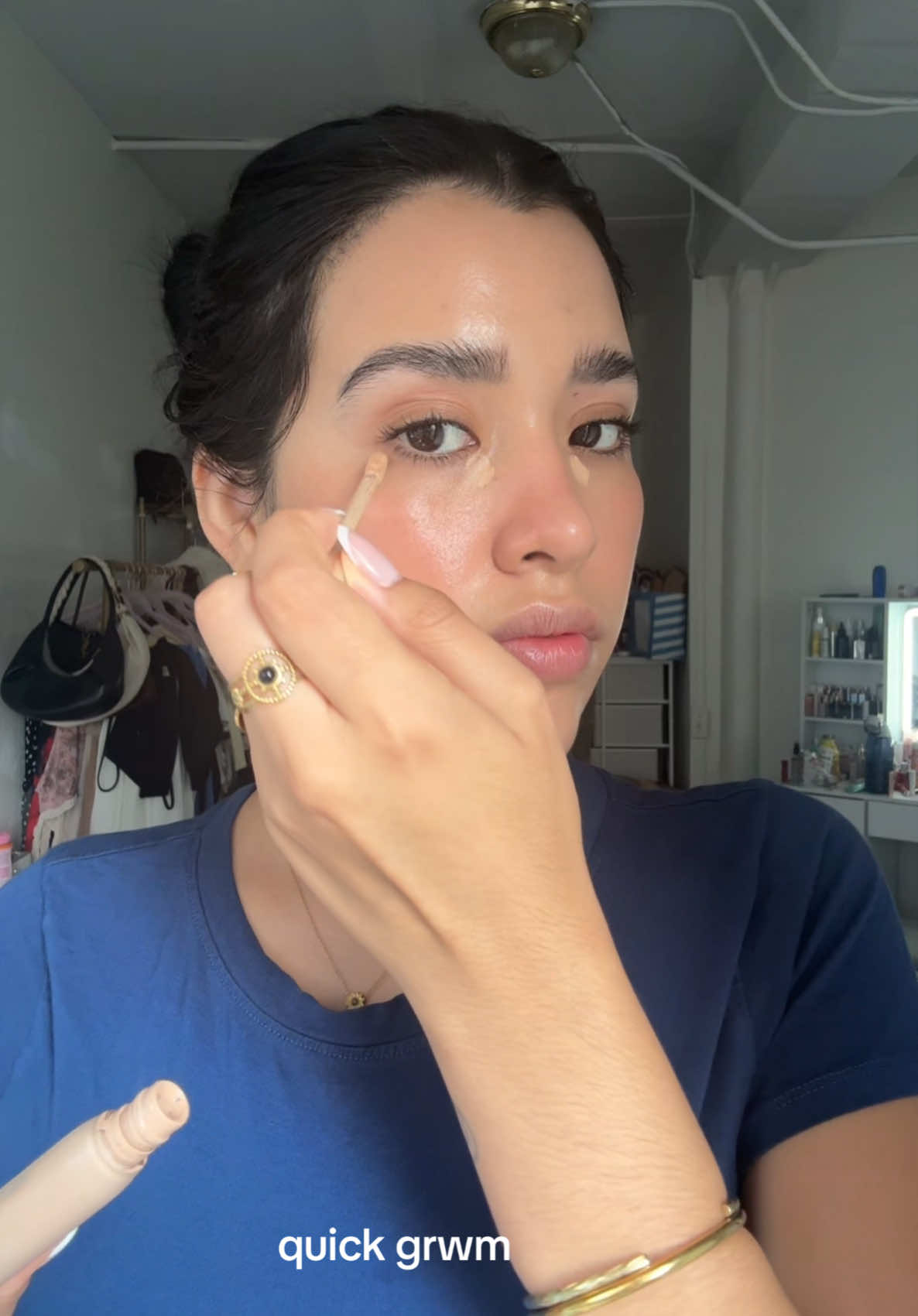 Every day makeup🩵✨ #grwm #grwmroutine #cleanmakeup #longlastingmakeup #naturalmakeup #lipstainviral #lipstain #bestblush #spf #sunscreen #fypシ #latinamakeup 