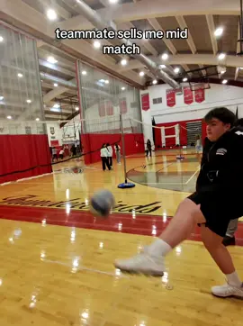 Bro left mid match #fyp #funny #friends #sports #volleyball #school #relatable 