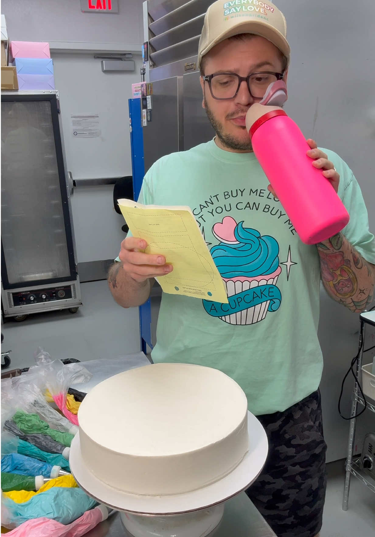 I feel like I should get a Nikki Blonsky cameo for this cake 😂 #cakeorder #customcake #buttercreamfrosting 