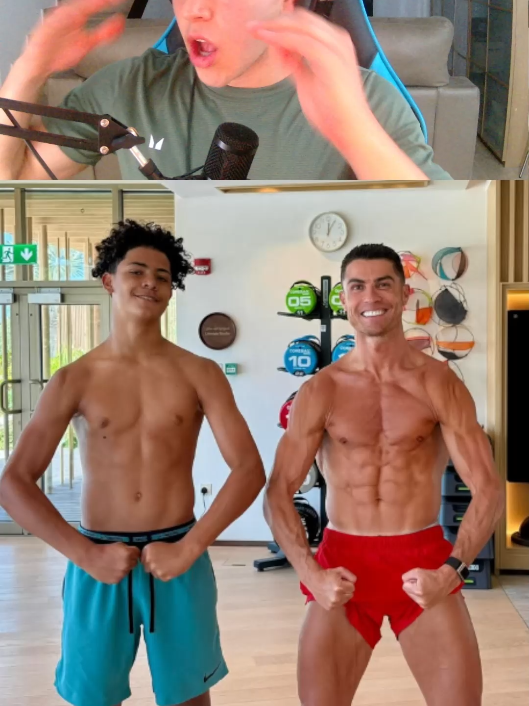 ¿CRISTIANO ESTÁ FUERTE O FLACO? FÍSICO ACTUAL DEL BICHO🤔 #gymmeme #Fitness #gymmotivation #cbum