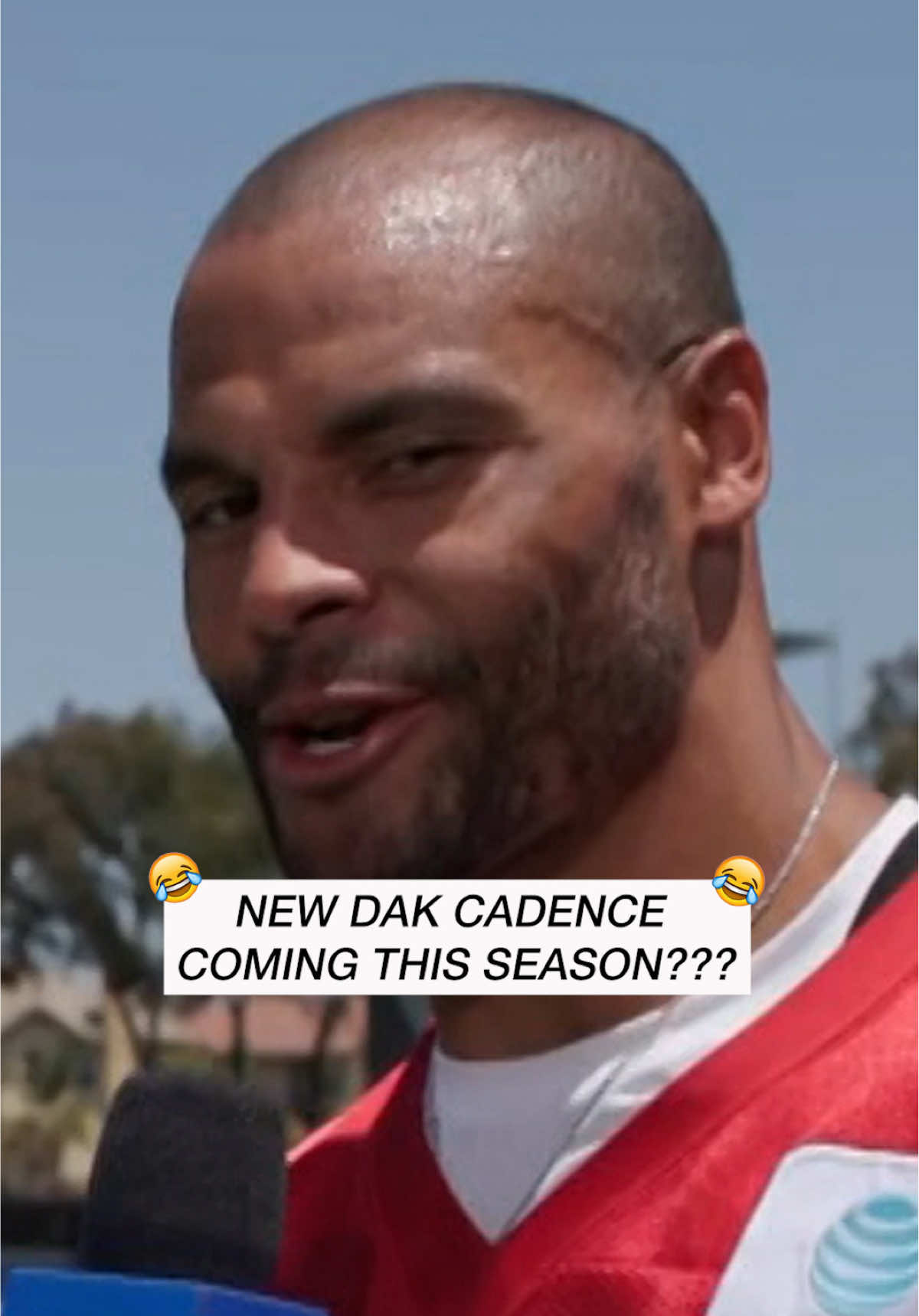 New incoming cadence for Dak!? 😭 #nfl #nfltiktok #cowboys #football 