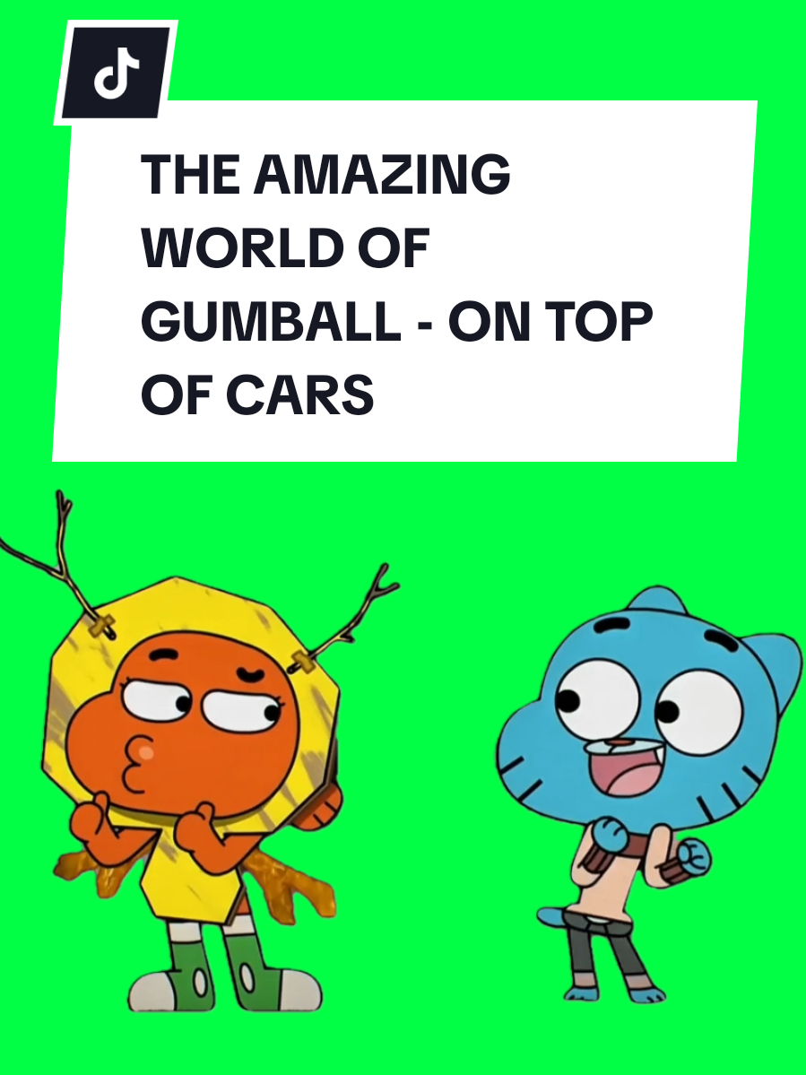Gumball and Darwin from The Amazing World of Gumball are tearing it up to “On Top of Cars” by Lil M.U. 🚗💃 This green screen meme template is perfect for nostalgic Cartoon Network fans, brainrot edits, or best friend dancing vibes. Drop yourself in, add captions, and let the chaos roll just like it’s after-school cartoon time. #AmazingWorldOfGumball #GumballMeme #DarwinMeme #OnTopOfCars #greenscreentemplate 
