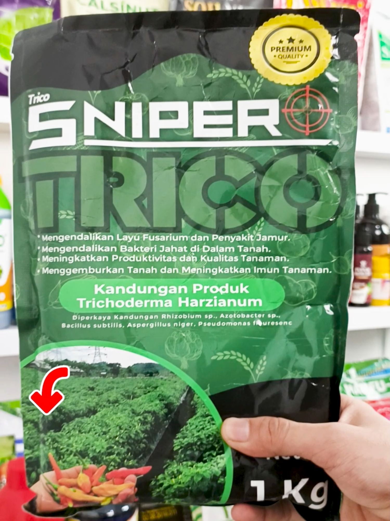 Jamur di akar? Daun layu? Pakai Trico Sniper  #TricoSniper1Kg #PupukHayatiTerbaik #PengendaliJamur #FusariumStop #TrichodermaHarzianum #PGPRPower #PupukAntiLayu #SolusiTanahSubur #PupukPetaniSukses #Biofungisida #FYPPetani2025 #TipsPetaniIndonesia #TanamanSehatTanahSubur #arridanendra #arridndr