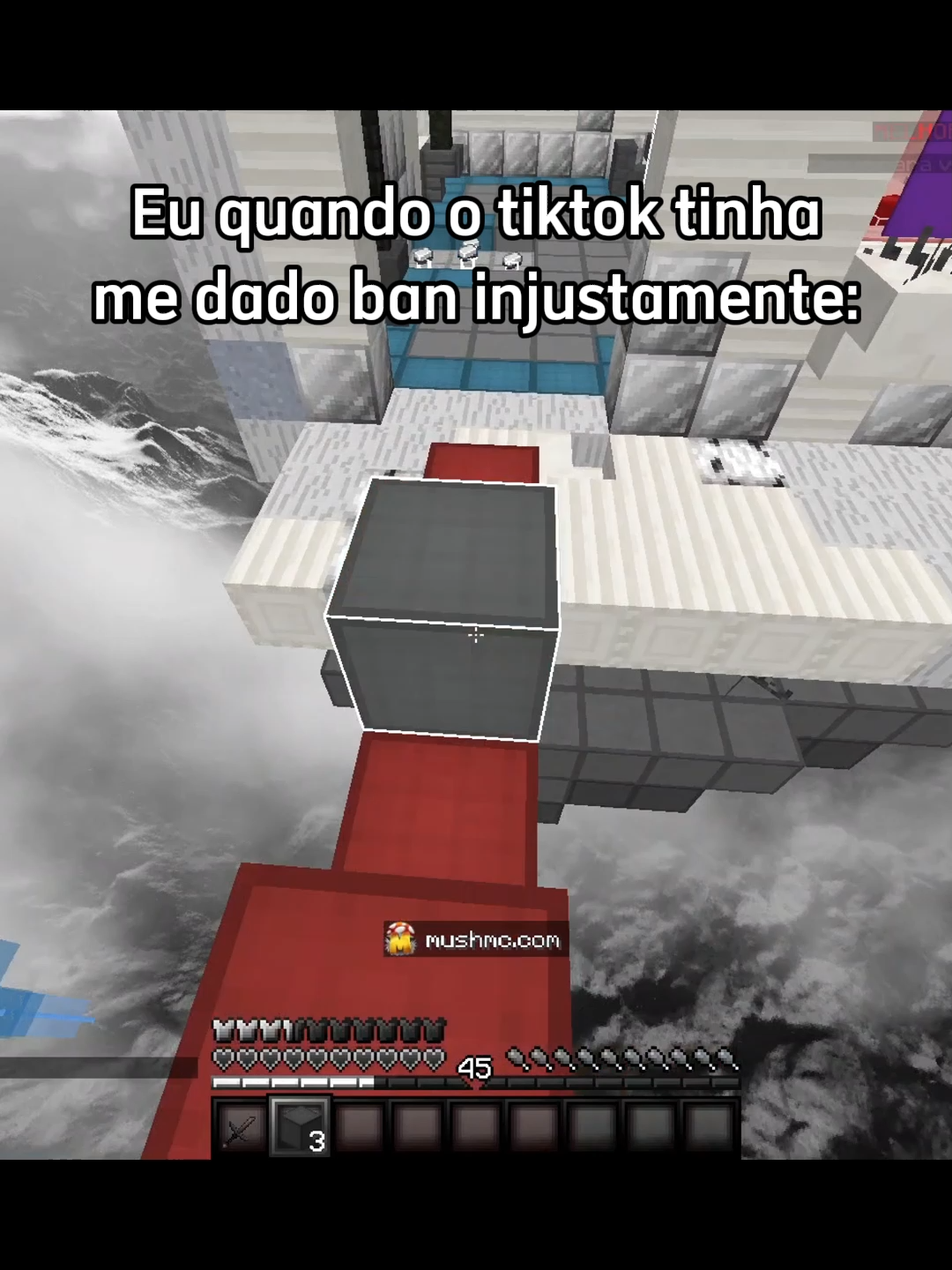 Tiktok aceitou o appeal 😭🙌 | mushmc.com | #Minecraft #mush #bedwars #humor